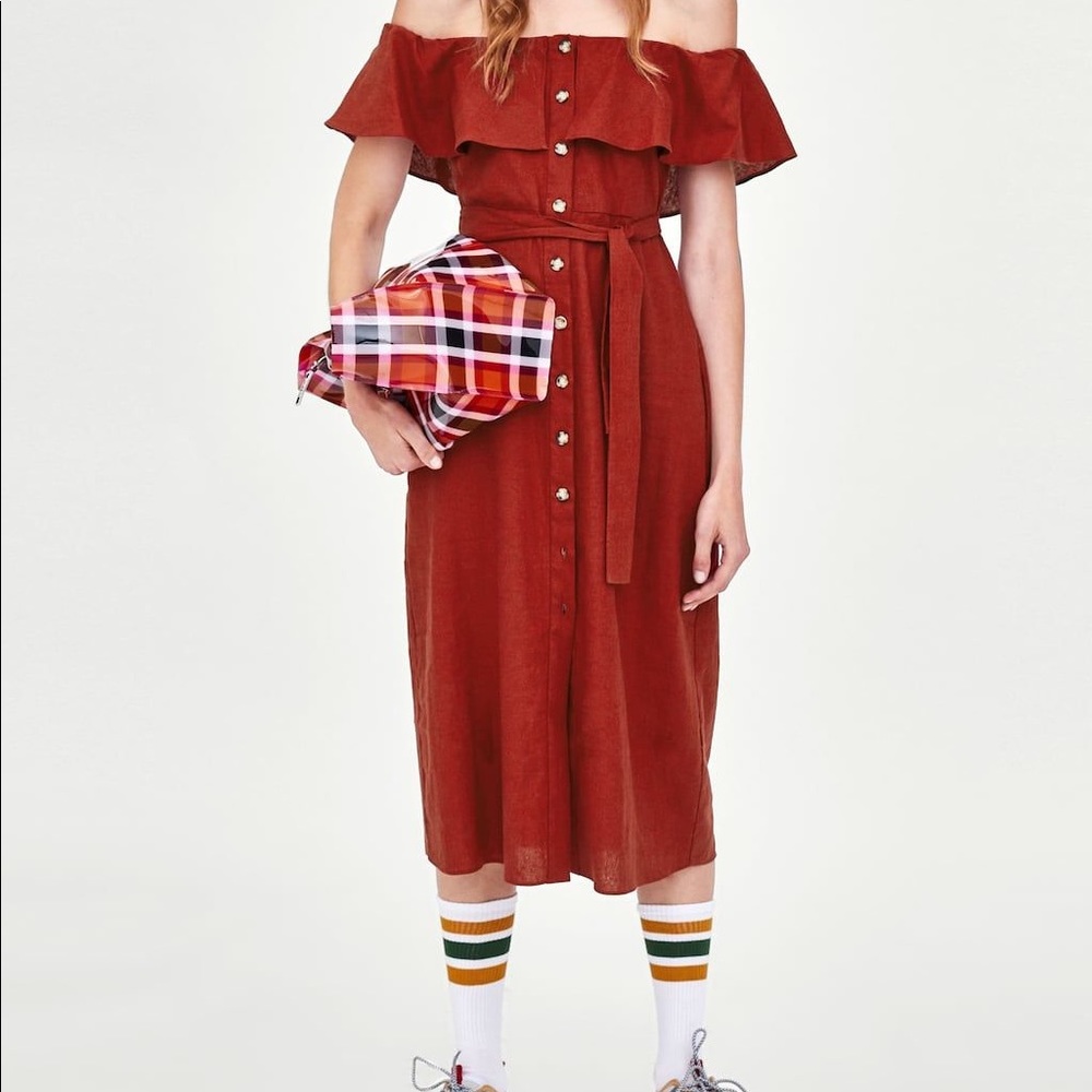 Zara Off Should Dress❤️